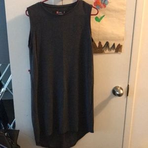 GUC charcoal grey sweatshirt material dress